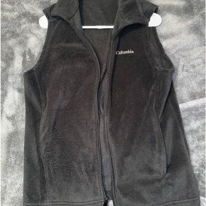 Black Columbia Fleece Vest
